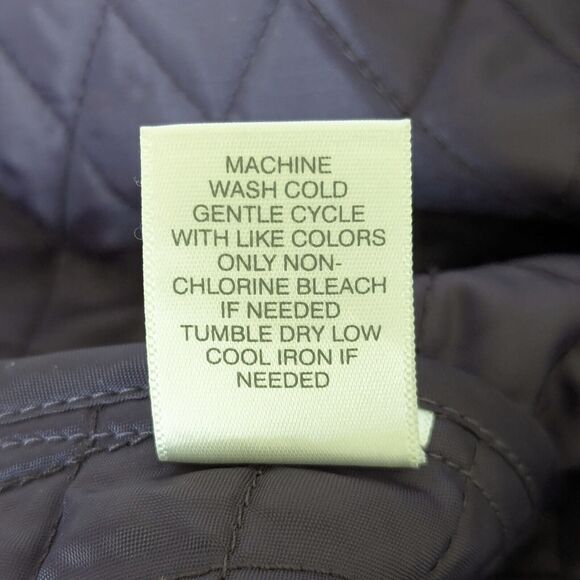 Christopher & Banks Purple Plaid Quilted Vest Size M Cotton Snap Button Lined - Picture 7 of 12